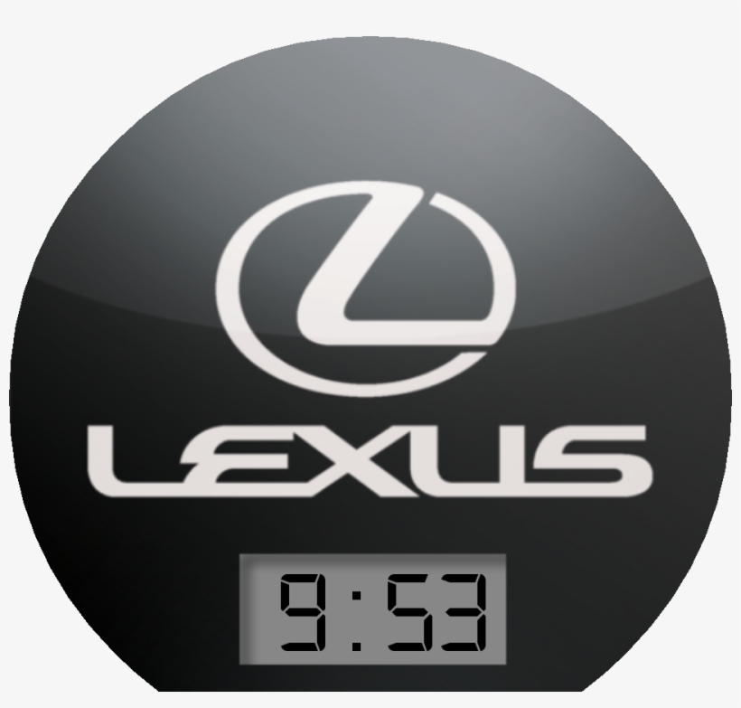Lexus Digital Watch Face Preview, transparent png #8979308
