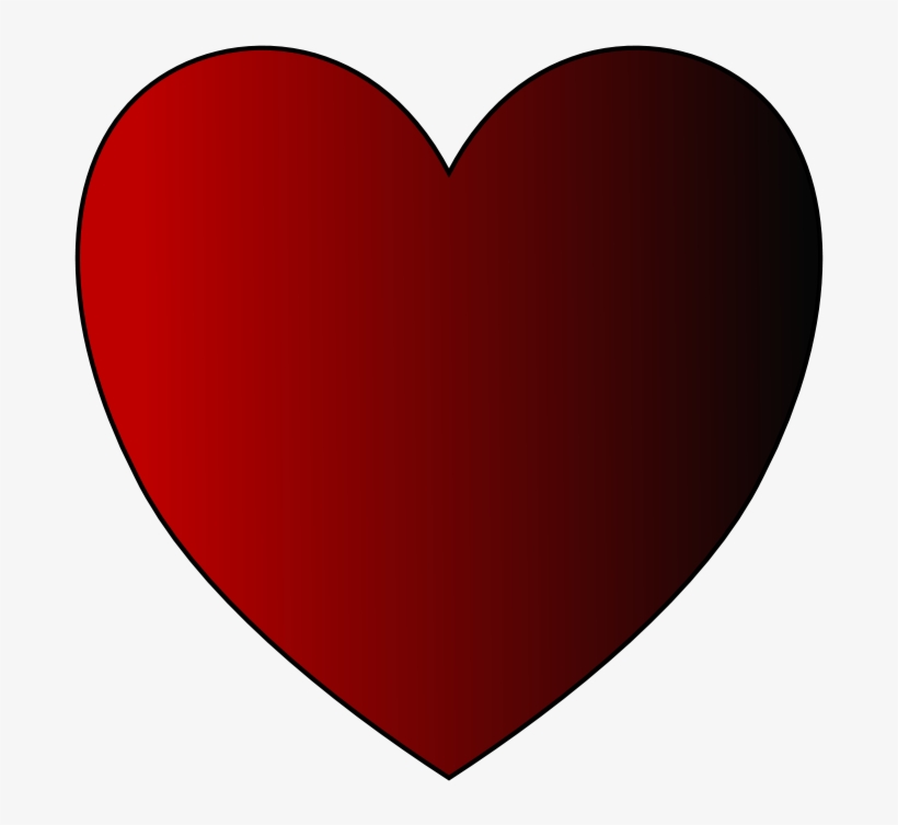 Red Heart Clipart - Red Heart Pdf, transparent png #8980451