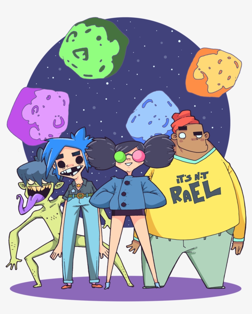 Gorillaz By Lost Angel Less - Cartoon, transparent png #8980812