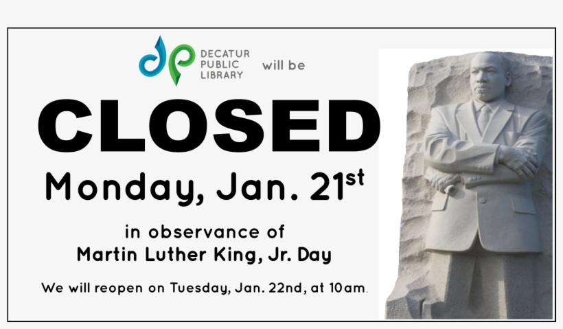 Slider Closed-mlk Day - Martin Luther King, Jr. Memorial, transparent png #8980937