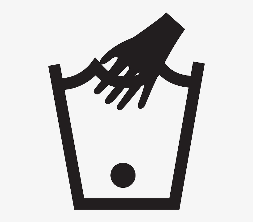 Hand, Type, Washing, Care, Instruction, Wash - Hand Wash In Warm Water, transparent png #8981028