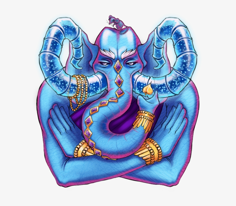 Second God Ganesh, God Of Strengh - Illustration, transparent png #8982190