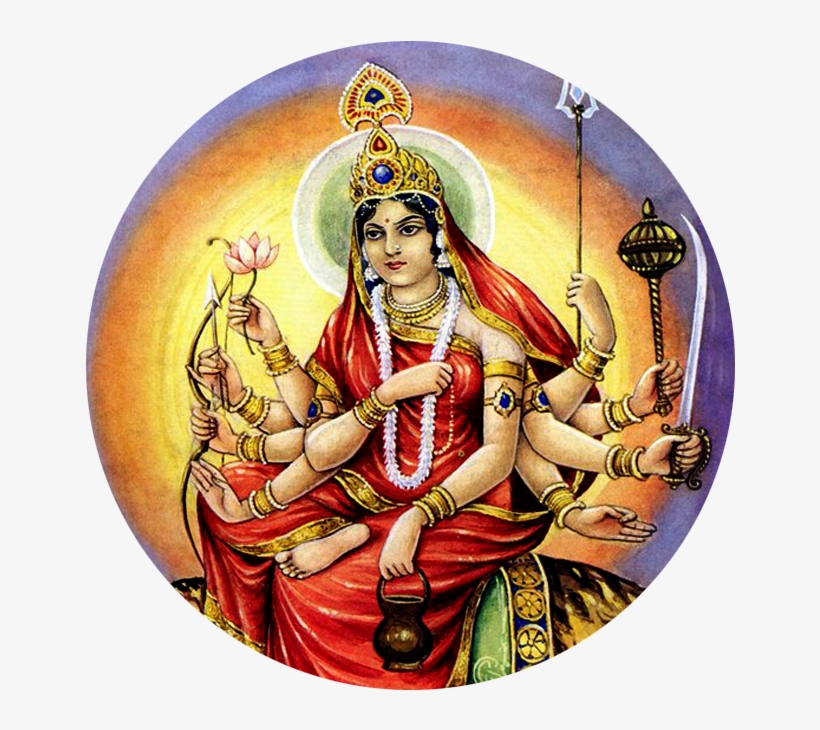 Chandraghanta - Chandraghanta Mata Images Hd, transparent png #8982295