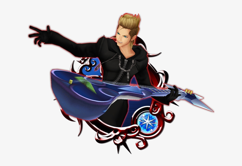 Kingdom Hearts Ii The 9th Member Of Organization Xiii - Kingdom Hearts Key Art 11, transparent png #8983755