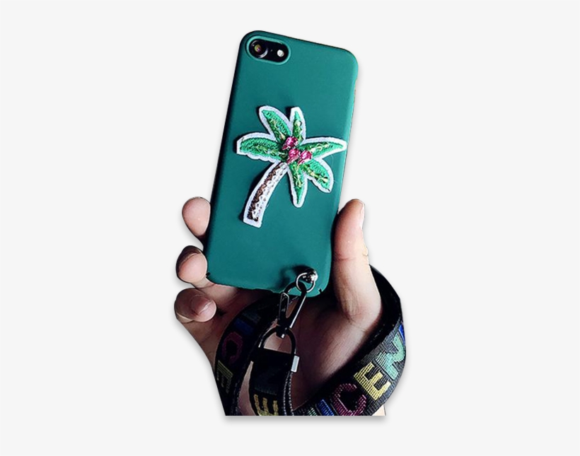 144-coconut Trees Cover Case For Iphone - Mobile Phone Case, transparent png #8984585