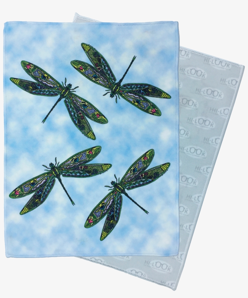 Dragonflies Microfiber Cleaning Cloth - Dragonflies And Damseflies, transparent png #8984651