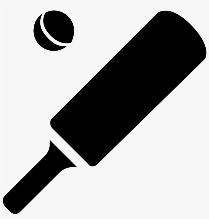Cricket - Cricket Bat Icon Png, transparent png #8984824