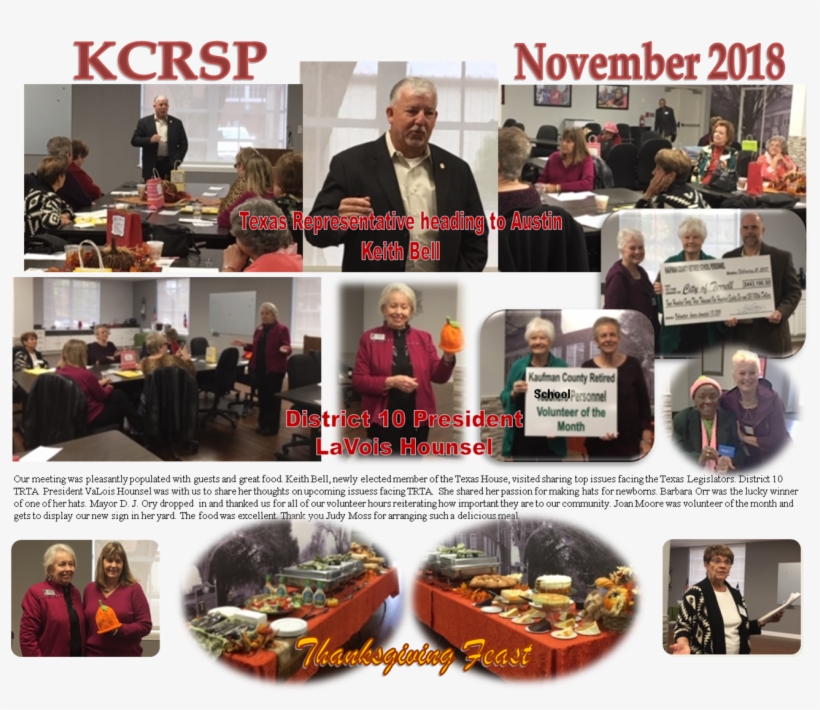 Kaufman County Retired School Personnel - Event, transparent png #8985288