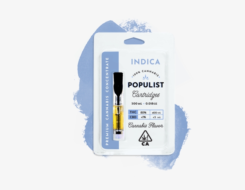 Populist Cannabis Is Available Throughout California - Populist Vape Cartridge, transparent png #8986140
