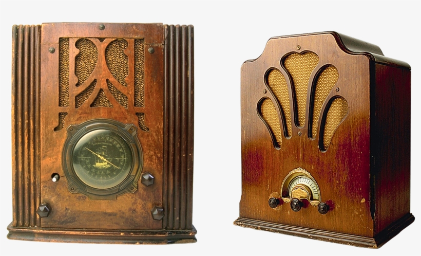 Old Radio Radio Vintage - Antique Radios, transparent png #8986693
