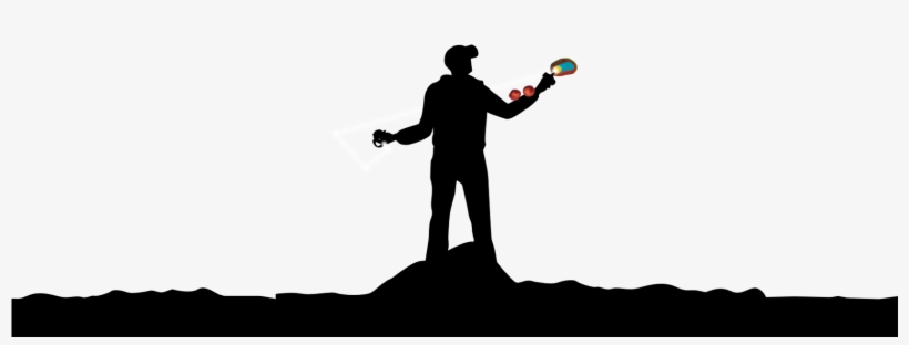 In Virtual Reality - Silhouette Vr, transparent png #8987154