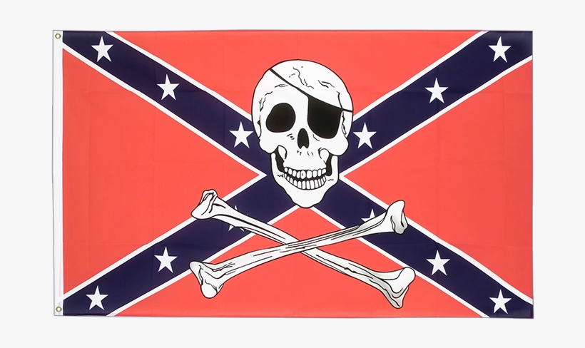 Usa Southern United States Pirate - Southern United States Flag, transparent png #8988329