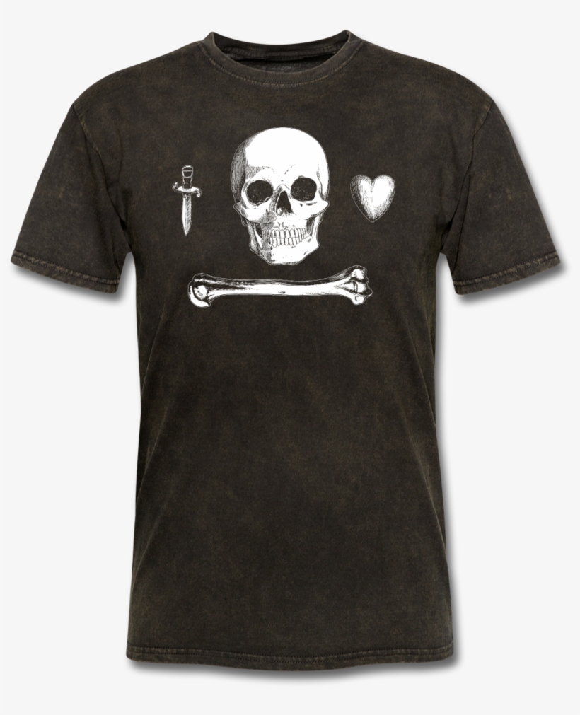 Stede Bonnet Pirate Flag Shirt - Shirt, transparent png #8988430