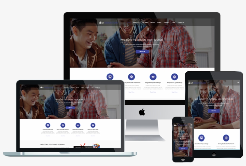 Lt Design Studio Free Responsive Creative / Design - Hotel Booking Joomla Template, transparent png #8988443