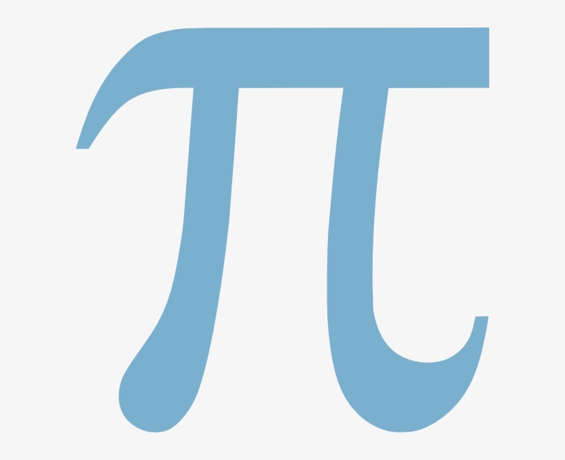 Small - Pi Symbol In Blue, transparent png #8989571