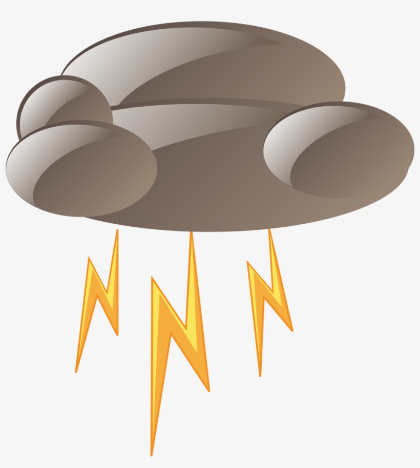 Cloud Storm Icon - Storm Cloud Icon, transparent png #8989746