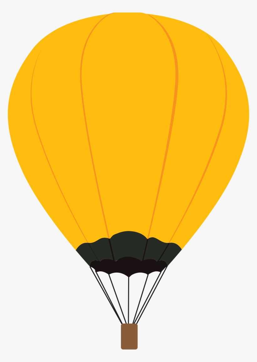 Parachute Clipart Dr Seuss - Hot Air Balloon, transparent png #8990755