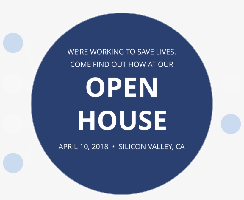 Open House Background Left3x - Circle, transparent png #8990917