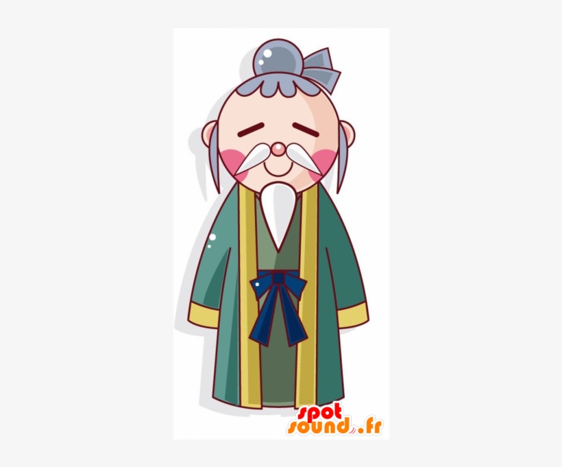 Picture Free Library Purchase Mascot Chinese Man In - Old Chinese Man Clipart, transparent png #8990968