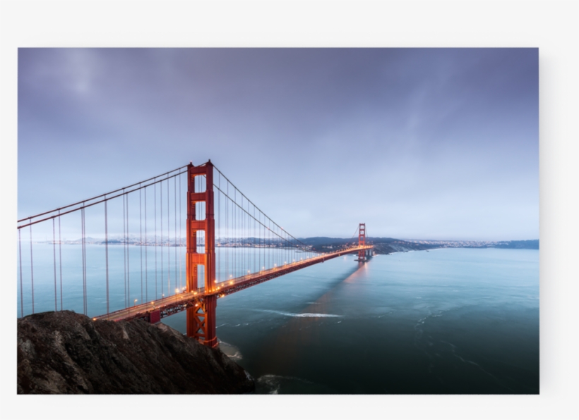 Photo Golden Gate Golden State - Golden Gate Bridge, transparent png #8991311