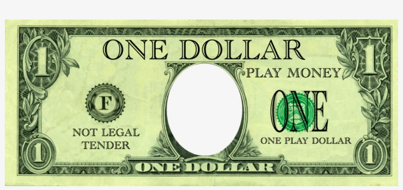 Fake Money Antique Currency Dollar Bills Digital Download - Dollar Bill Template Png, transparent png #8991588