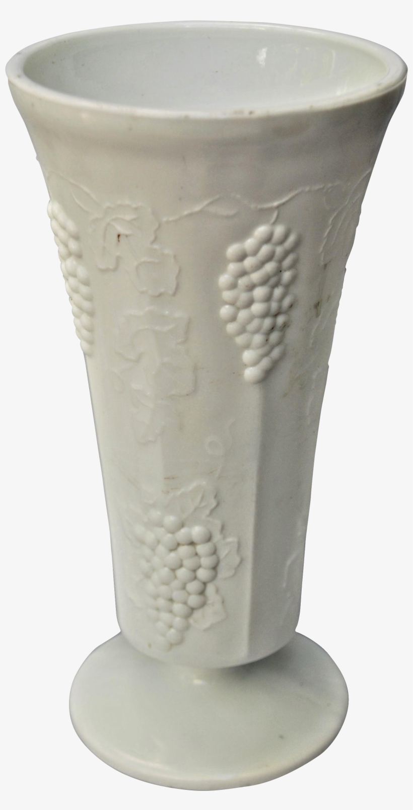 Vintage Colony Harvest Design Milk Glass Vase On Chairish - Vase, transparent png #8992023