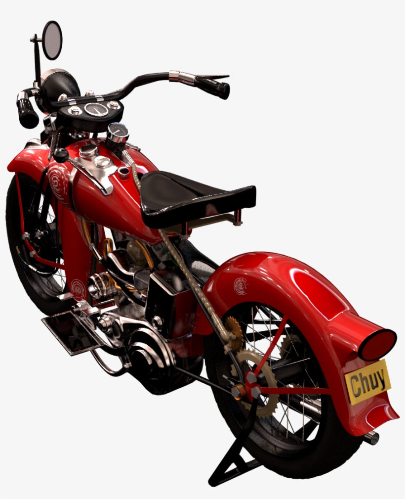 7 - Motorcycle, transparent png #8992444