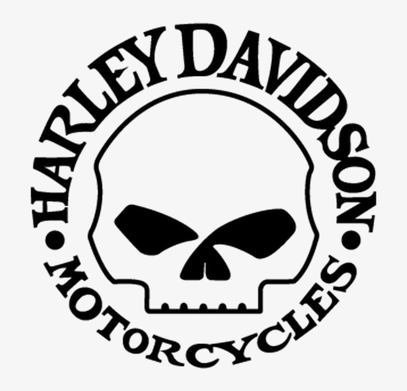 Harley Davidson Logo Skull Png - Harley Davidson Skull Vector, transparent png #8992502