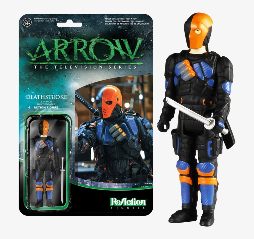 Deathstroke Reaction Figure - Funko Pop Arrow Deathstroke, transparent png #8992545