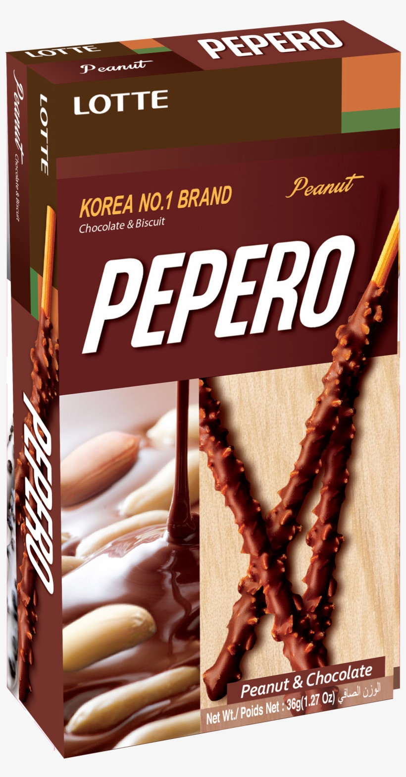 Pepero Peanut - Lotte Pepero Almond 32g, transparent png #8993150