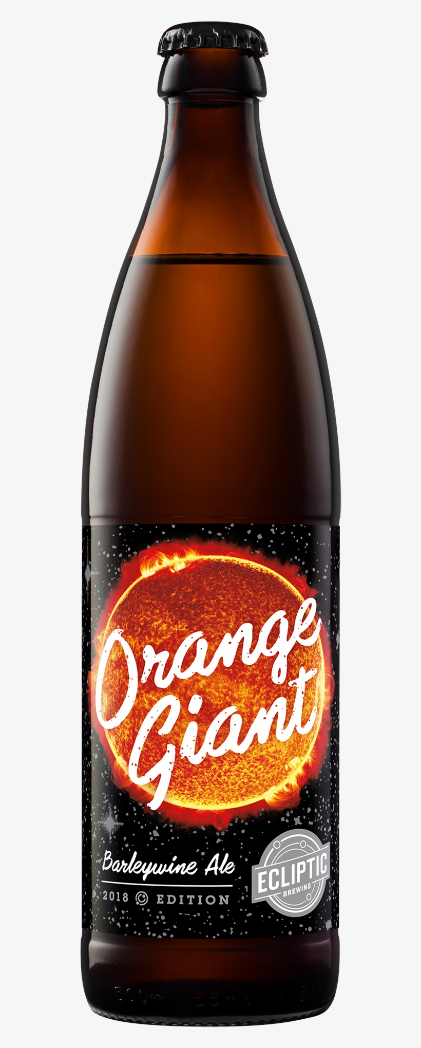 Orange Giant Barelywine Bottles To Go Available - Glass Bottle, transparent png #8993308