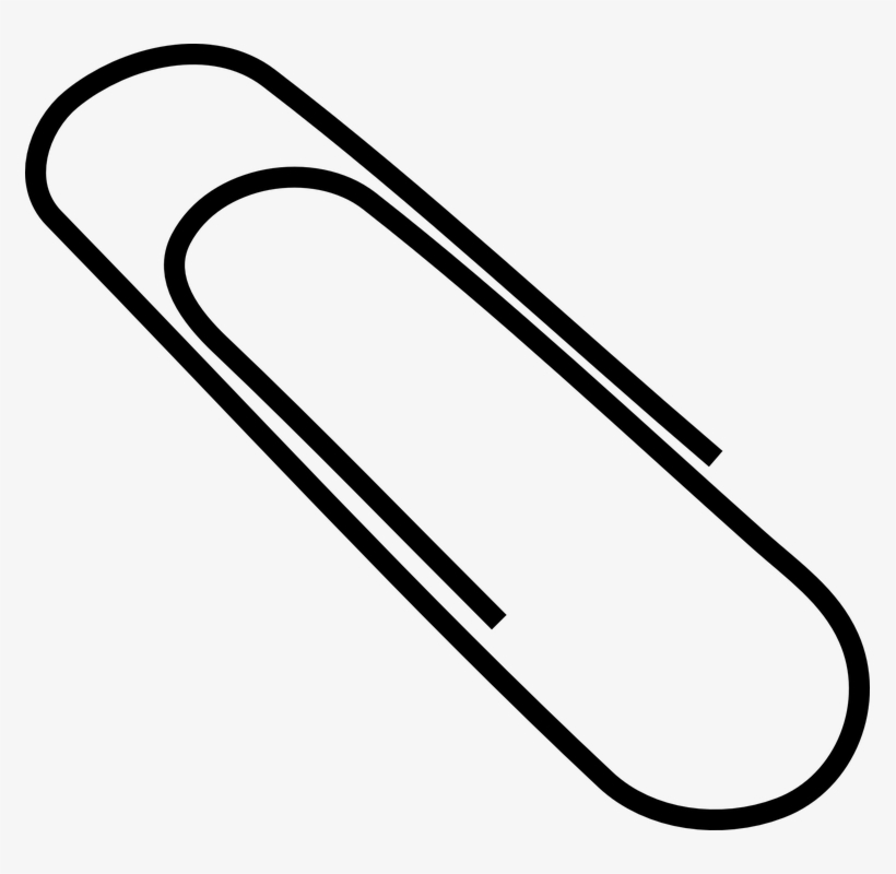 Trombone Papier Png Clip Black And White Clipart Free Transparent PNG Download PNGkey