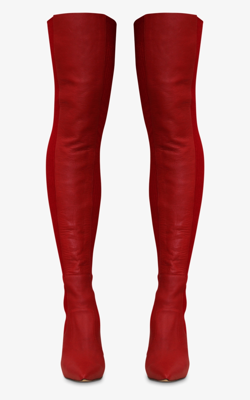 Dahlia Red Denver Long Boots - Long Boots Png, transparent png #8993851