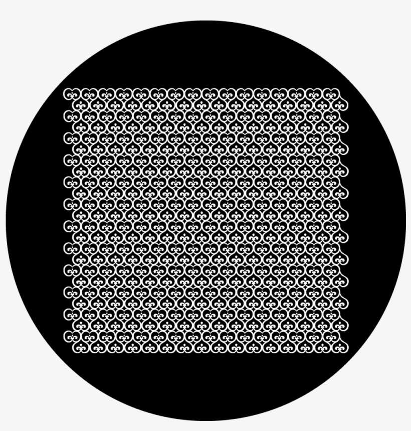 Apollo Design Sr-6107 Bridal Trellis B&w Superresolution - Circle, transparent png #8994176