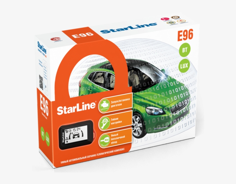 Автосигнализация Starline E96 Bt Lux - New Volvo V40, transparent png #8995550