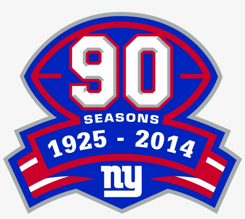 Logo New York Giants 2014 - Logos And Uniforms Of The New York Giants, transparent png #8996861