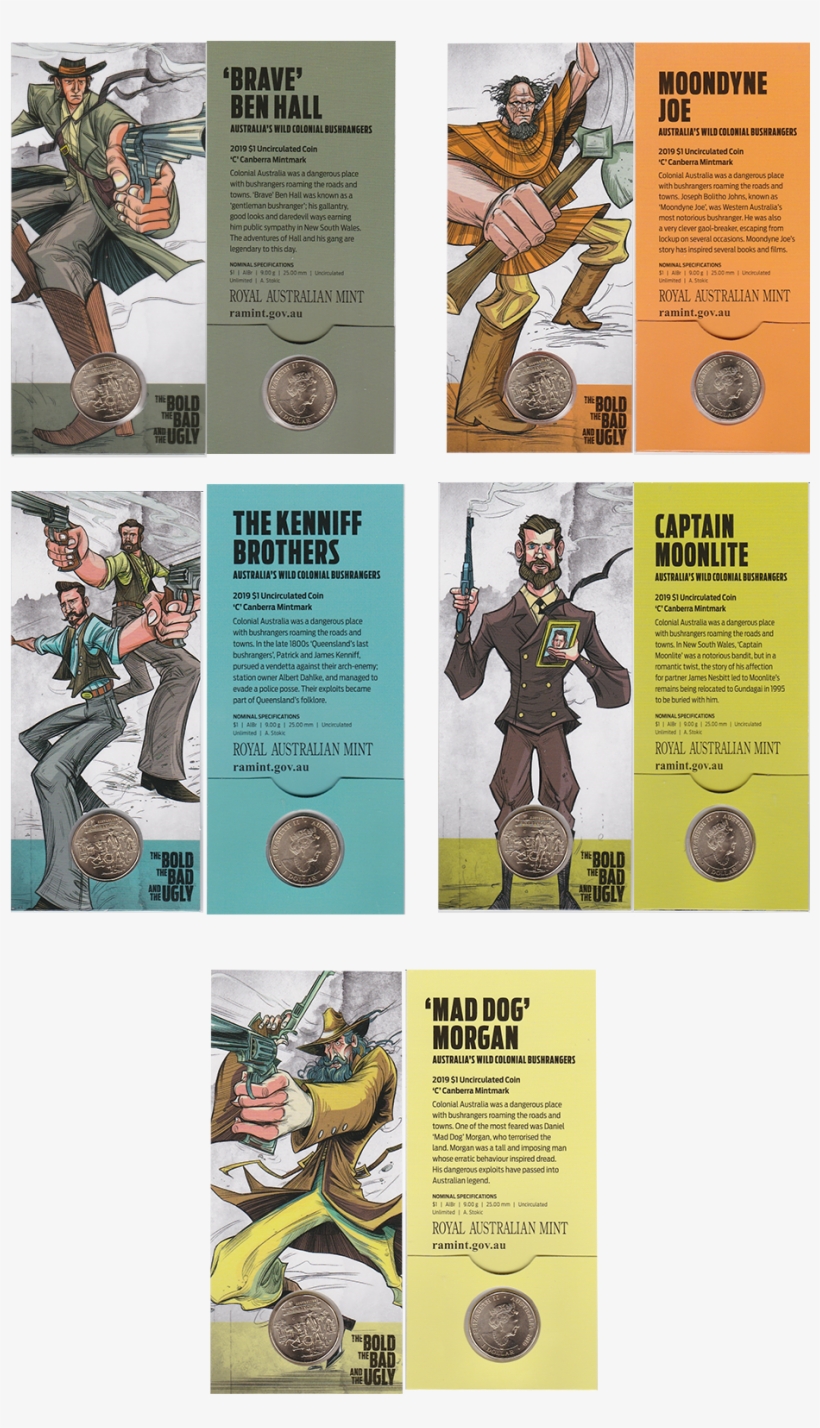 2019 $1 The Bold The Bad And The Ugly 'c' Mintmark - Cartoon, transparent png #8996984