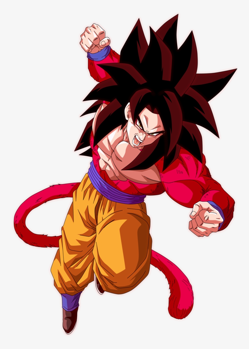 Goku Super Saiyan 4 By Saodvd - Goku Super Saiyan 4 Png, transparent png #8997389