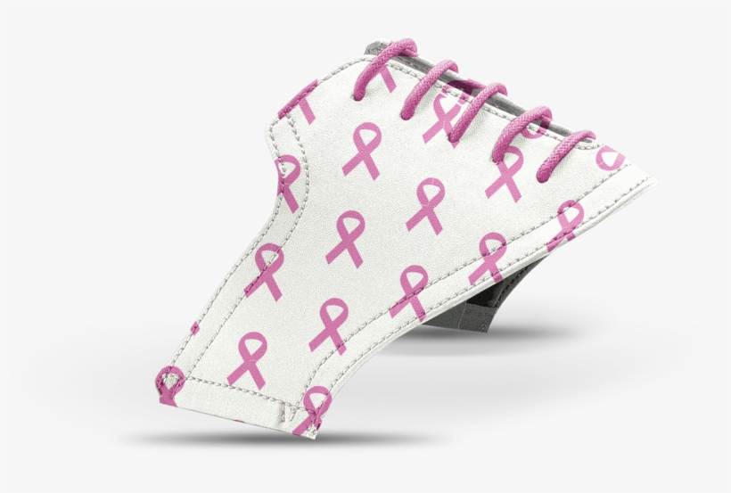 Men's Breast Cancer Pink Ribbons On White Saddles & - Basic Pump, transparent png #8997430