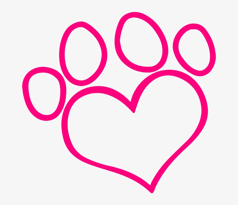Groom Clipart We Re - Animal Paw Print Drawing - Free Transparent PNG  Download - PNGkey