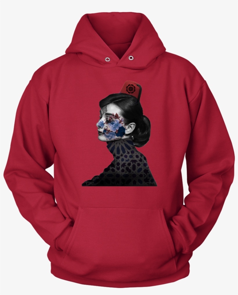 Hoodie X Audrey Hepburn - Shirt, transparent png #8998400