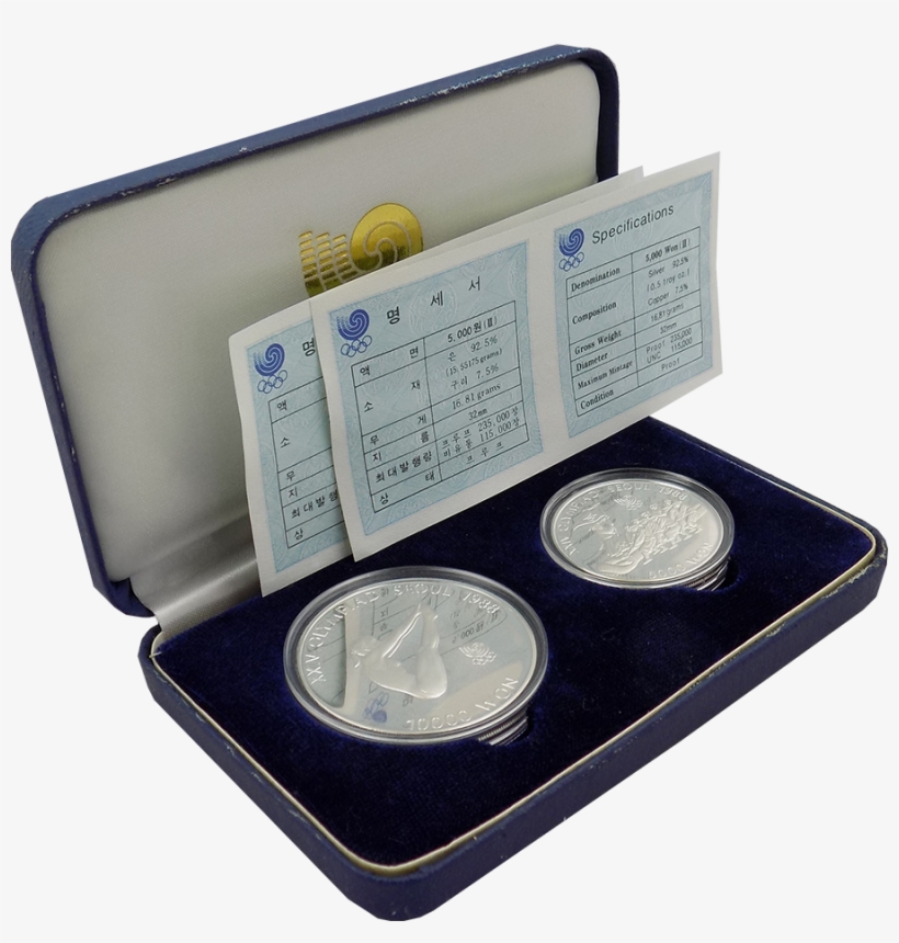 Pre-owned 1988 South Korea Seoul Olympics Diving & - Coin, transparent png #8998744