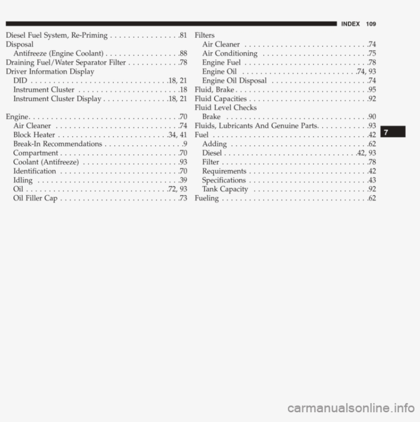 G Diesel Supplement Manual, Page - Document, transparent png #8999157