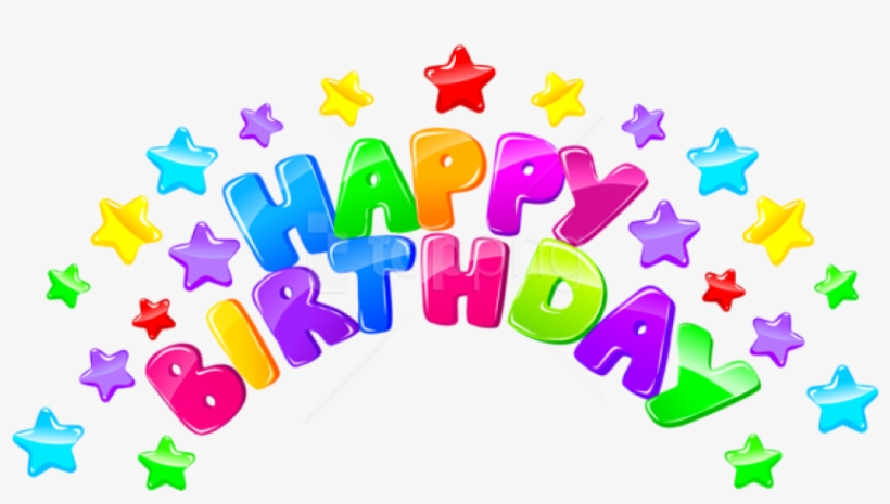 Free Png Download Happy Birthday Decor With Stars Png - Happy Birthday Banner Png, transparent png #8999167