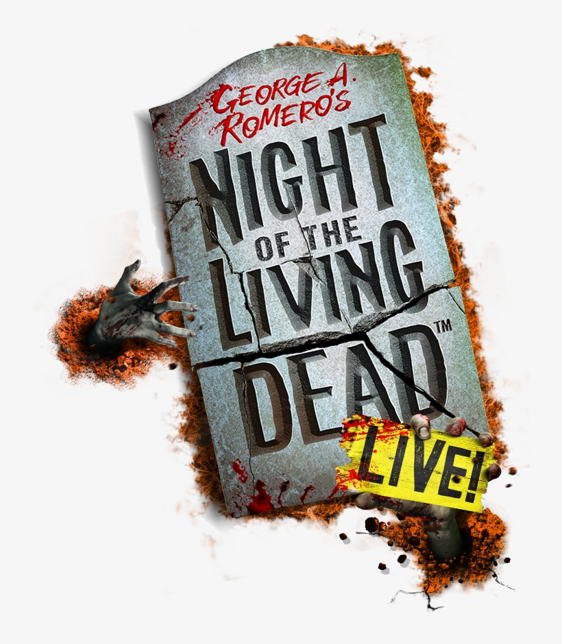 Night Of The Living Dead Live Logo - Poster, transparent png #8999279