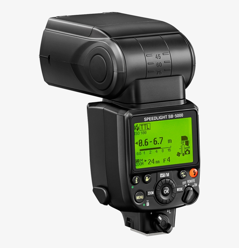 Nikon Sb-5000 Af Speedlight - Nikon Sb 5000 Speed Light, transparent png #8999607