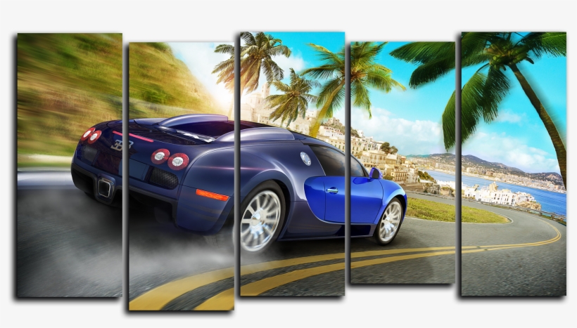 Модульные Картины Модульная Картина "bugatti Veyron" - Test Drive Unlimited 2 Wallpapers Full Hd, transparent png #8999641