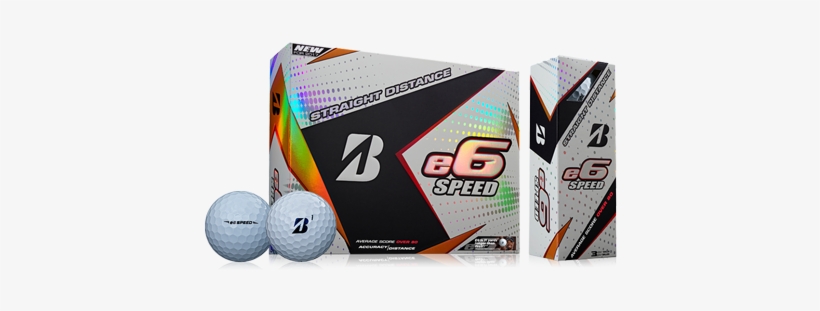 Bridgestone E6 Speed Golf Balls, transparent png #90046