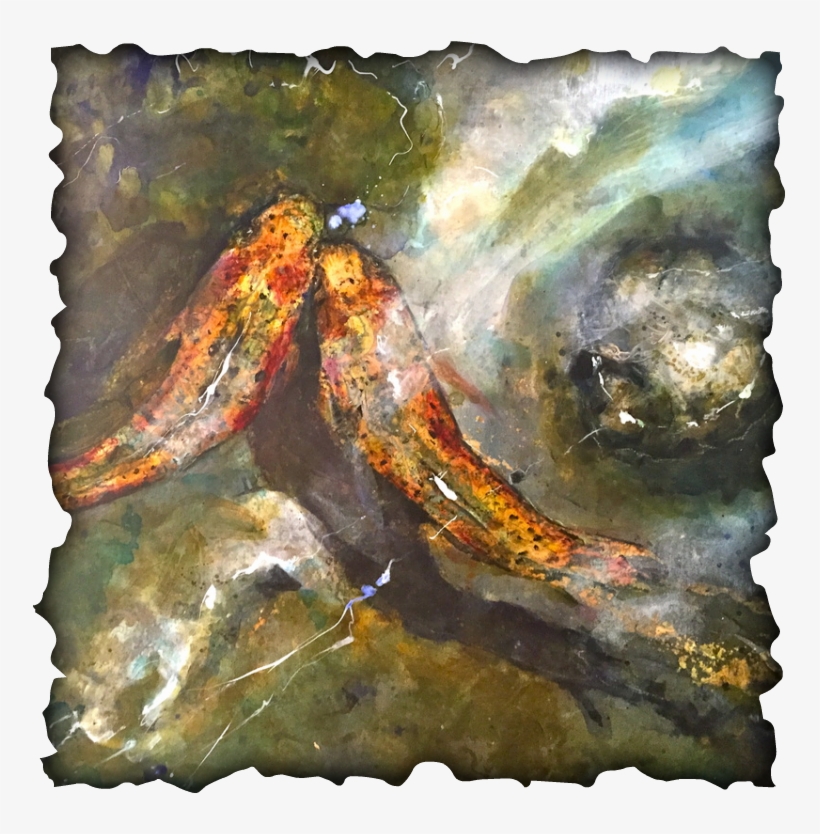 Hold Space Acrylic, Gold Leak, Glazed - Riverzen, transparent png #90165