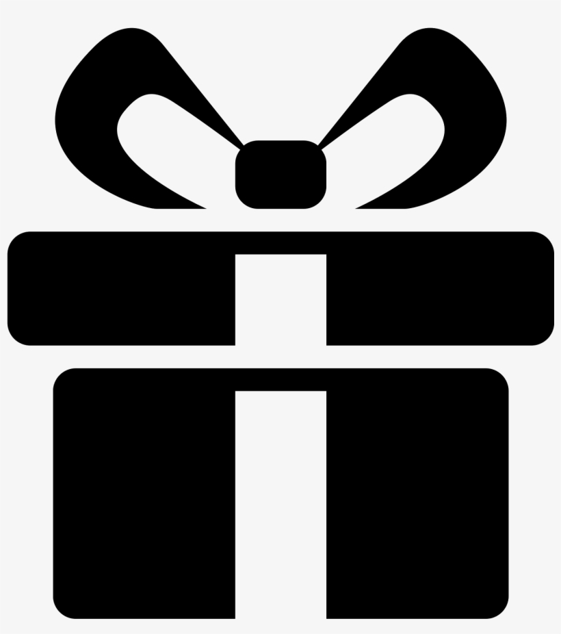 Black Gift Png Clip Freeuse Library - Gift Icon, transparent png #90426
